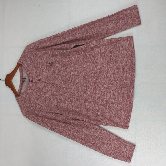 Volcom Logo Red Skater Men's Long Sleeve Button Shirt L‎ - Picture 1 of 6
